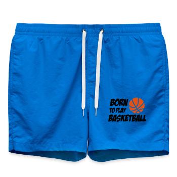 Born to play Basketball - Short de bain - cobalt blue - Devant - AI Model Male 185 light (185cm)