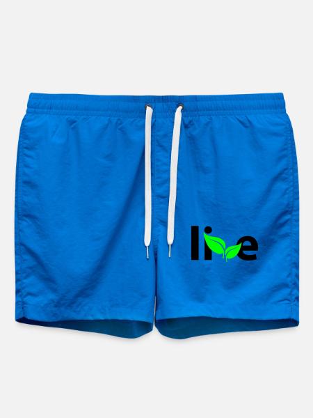 Live | Green | Garden | Garten - Swim Trunks - cobalt blue