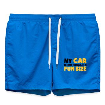 small car - Badeshorts - Cobalt blue - Vorne - AI Model Male 185 light (185cm)