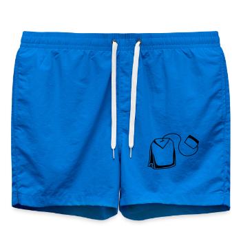 un sachet de thé - Short de bain - cobalt blue - Devant - AI Model Male 185 light (185cm)