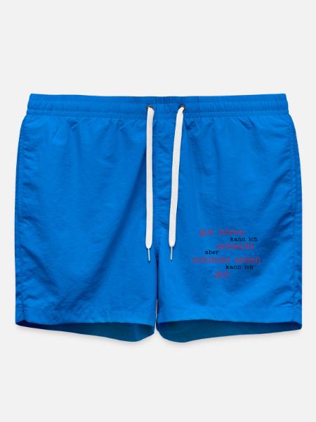 good to hear - look bad - Swim Trunks - cobalt blue
