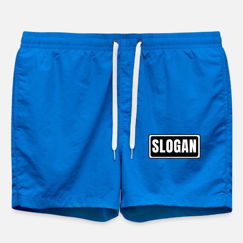 Slogan - Swim Trunks - cobalt blue