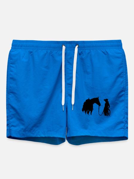 cheval et femme - Short de bain - cobalt blue