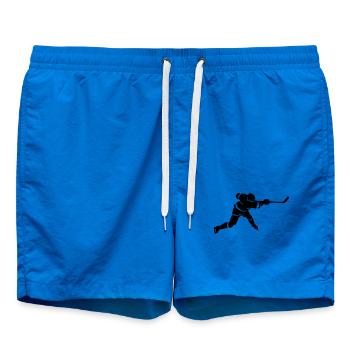 Eishockey - Badeshorts - Cobalt blue - Vorne - AI Model Male 185 light (185cm)