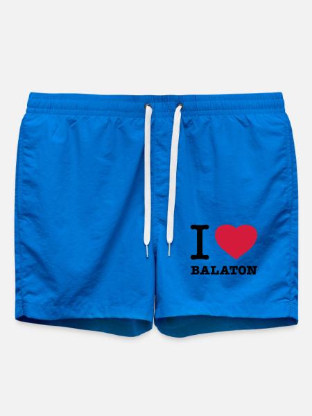 I LOVE BALATON Hungary - Swim Trunks - cobalt blue