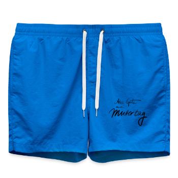 Alles Gute zum Muttertag - Badeshorts - Cobalt blue - Vorne - AI Model Male 185 light (185cm)
