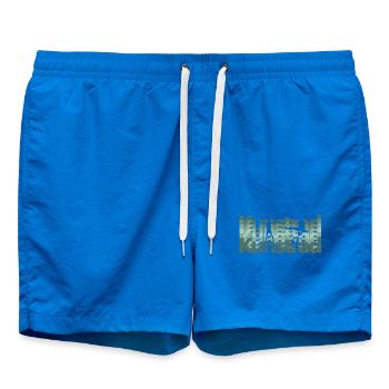 Kunstrad, Kunstradfahren, Hallenradsport - Badeshorts - Cobalt blue - Vorne - AI Model Male 185 light (185cm)