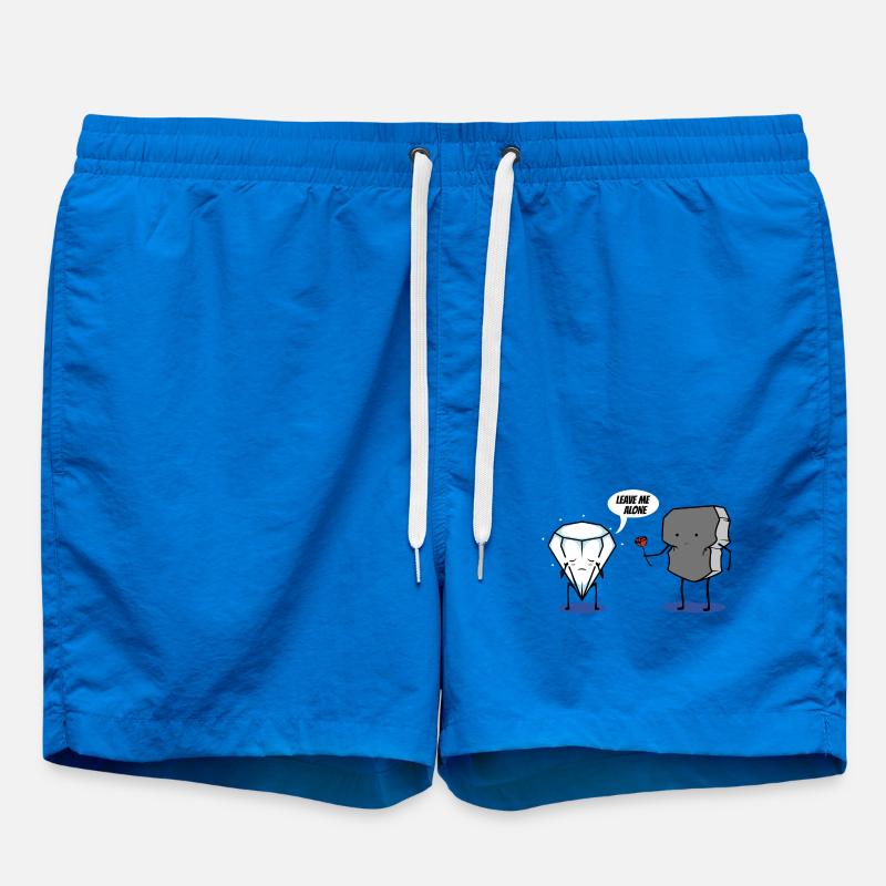 leave me alone - Swim Trunks - cobalt blue