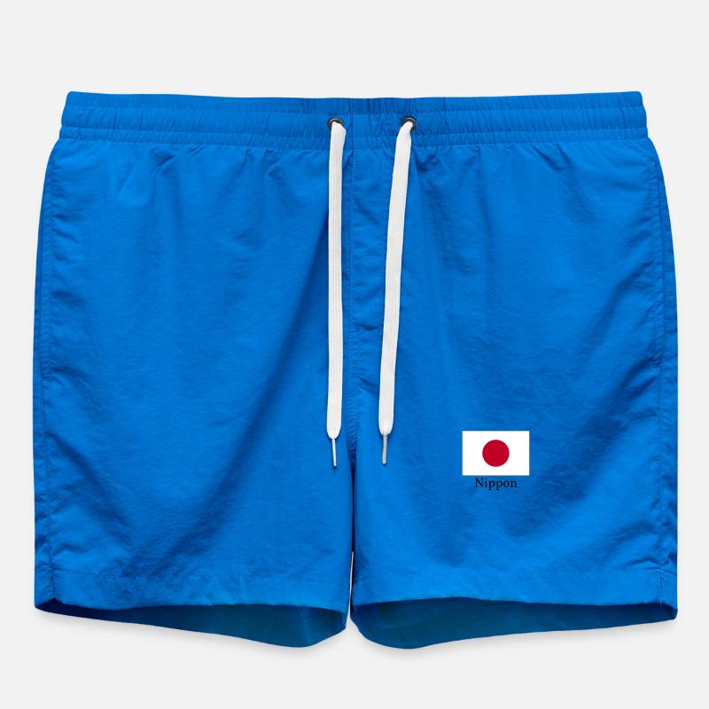 Conception du drapeau japonais - Short de bain - cobalt blue