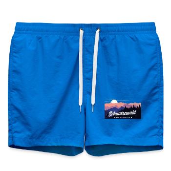 Schwarzwald - im Herzen Badisch - Badeshorts - Cobalt blue - Vorne - AI Model Male 185 light (185cm)