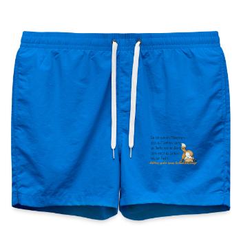 sei fleißig wie ein bienchen - Badeshorts - Cobalt blue - Vorne - AI Model Male 185 light (185cm)