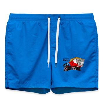 0954 Fier du fermier COULEUR - Short de bain - cobalt blue - Devant - AI Model Male 185 light (185cm)