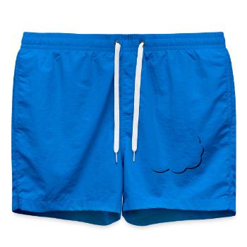 bulle de dialogue | demi-bulle de dialogue | Nuage | Nuage - Short de bain - cobalt blue - Devant - AI Model Male 185 light (185cm)