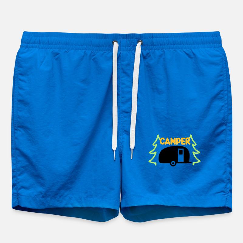Camper - ready for vacation - Swim Trunks - cobalt blue