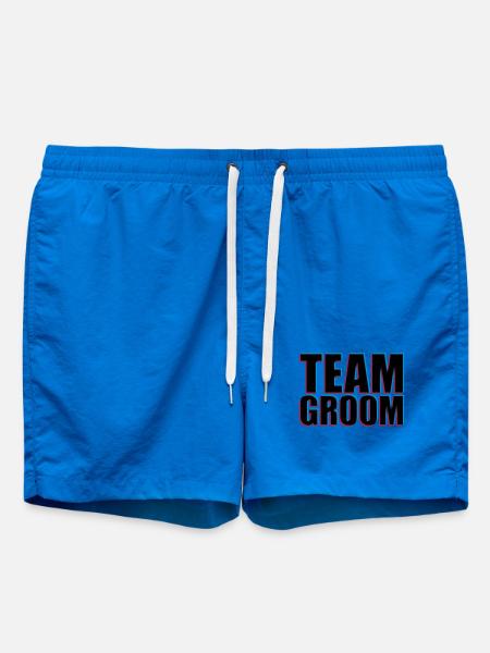 Groom 3D team - Swim Trunks - cobalt blue