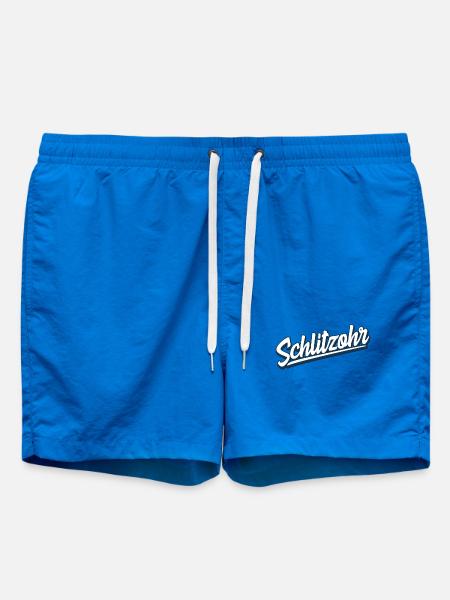 Schlitzohr - Schweizerdeutsch - Mundart - Dialekt - Badeshorts - Cobalt blue