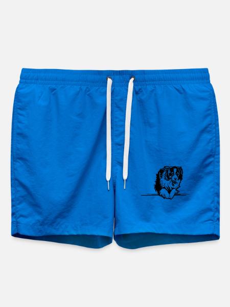 Australian Shepherd - Swim Trunks - cobalt blue