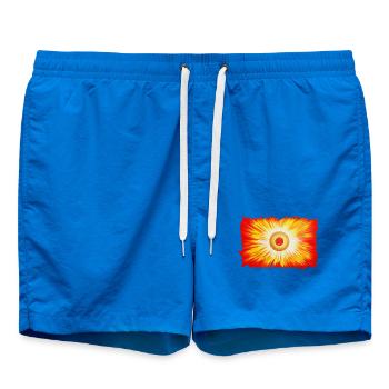 SchöpfungsLicht des Mutes - Sonja Ariel von Staden - Badeshorts - Cobalt blue - Vorne - AI Model Male 185 light (185cm)