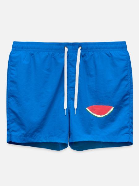 Melon, pastèque, aquarelle - Short de bain - cobalt blue