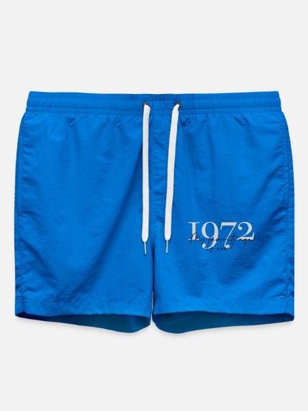 Millésime Année 1972 Script - Short de bain - cobalt blue