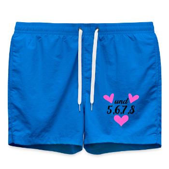Tanzen Tanz Tanzkurs Rhythmus - Badeshorts - Cobalt blue - Vorne