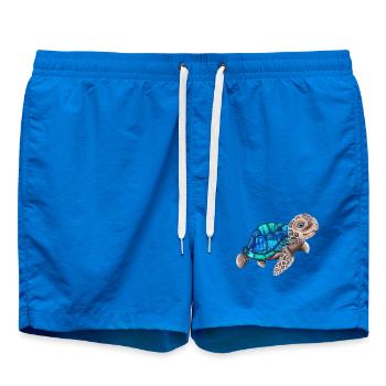Tortue mignonne Atlantis - Short de bain - cobalt blue - Devant - AI Model Male 185 light (185cm)