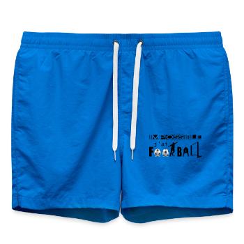 impossible - Short de bain - cobalt blue - Devant - AI Model Male 185 light (185cm)