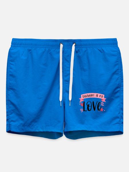 Bouldering Climbing Boulderin Mountains Gift - Swim Trunks - cobalt blue