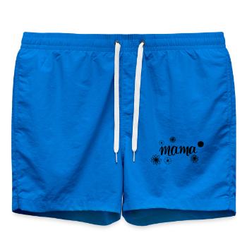 Mama im Blumenfeld - Badeshorts - Cobalt blue - Vorne - AI Model Male 185 light (185cm)