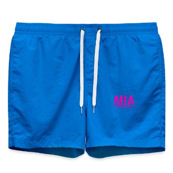 MIA verziert - Badeshorts - Cobalt blue - Vorne - AI Model Male 185 light (185cm)