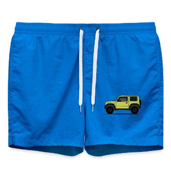 Jimny Jaune - Short de bain - cobalt blue - Devant - AI Model Male 185 light (185cm)