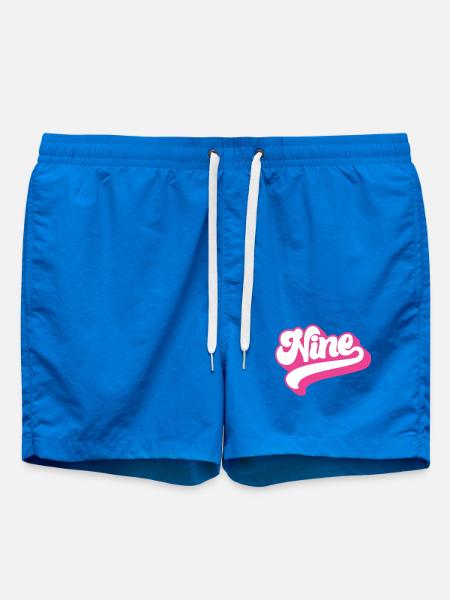 Neun 9. Geburtstag für Mädchen im Alter von 9 Jahren - Badeshorts - Cobalt blue