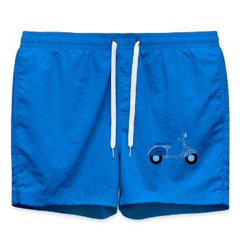 Roller Jeans Sommer Italien Freiheit Urlaub Retro - Badeshorts - Cobalt blue - Vorne - AI Model Male 185 light (185cm)