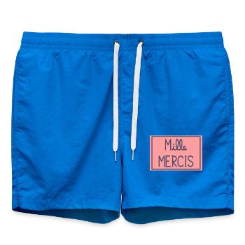 MERCI. MAÎTRESSE. MAÎTRE. MERCI MAÎTRESSE - Short de bain - cobalt blue - Devant - AI Model Male 185 light (185cm)