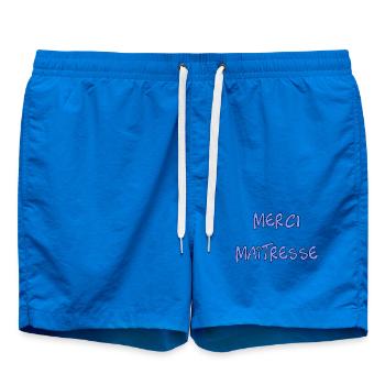 MAÎTRESSE. MERCI. MERCI MAÎTRESSE - Short de bain - cobalt blue - Devant - AI Model Male 185 light (185cm)