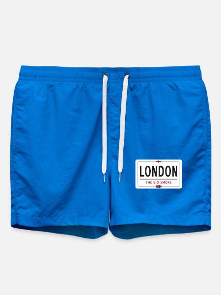 London place name sign - Swim Trunks - cobalt blue