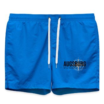 Koordinaten Augsburg - Badeshorts - Cobalt blue - Vorne