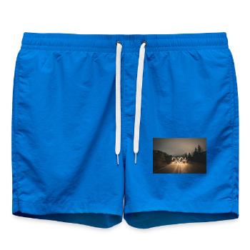Année 2024 lightpaint - Short de bain - cobalt blue - Devant - AI Model Male 185 light (185cm)