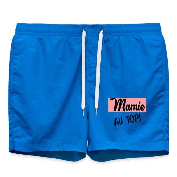 MAMIE. MAMAN. FÊTE DES MÈRES - Short de bain - cobalt blue - Devant - AI Model Male 185 light (185cm)