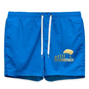Evolution Fallschirmspringen - Badeshorts - Cobalt blue - Vorne - AI Model Male 185 light (185cm)