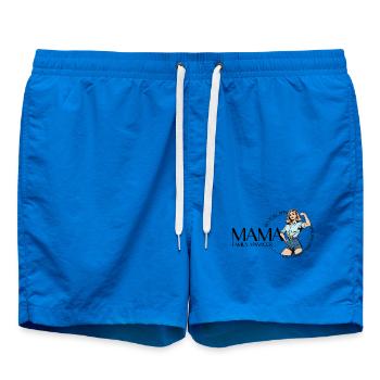 Mama Gestionnaire de la famille – Maman Power Design - Short de bain - cobalt blue - Devant