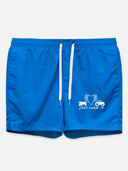 Just farm it_heart - Badeshorts - Cobalt blue