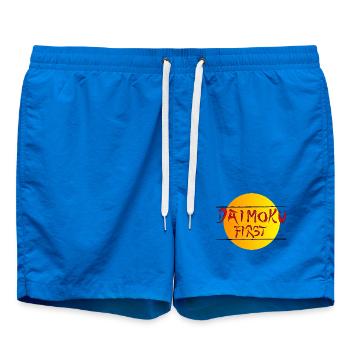 Daimoku First - Badeshorts - Cobalt blue - Vorne - AI Model Male 185 light (185cm)