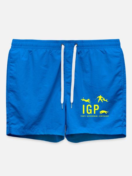 IGP Hundesport - Gelb - Badeshorts - Cobalt blue