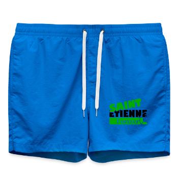 Saint Etienne Forever Bold Logo Tee - Badeshorts - Cobalt blue - Vorne - AI Model Male 185 light (185cm)