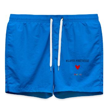 MERCI. MAÎTRESSE. MAÎTRE. MERCI MAÎTRESSE - Short de bain - cobalt blue - Devant - AI Model Male 185 light (185cm)