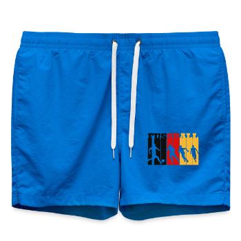 Deutscher Fußball - Badeshorts - Cobalt blue - Vorne - AI Model Male 185 light (185cm)
