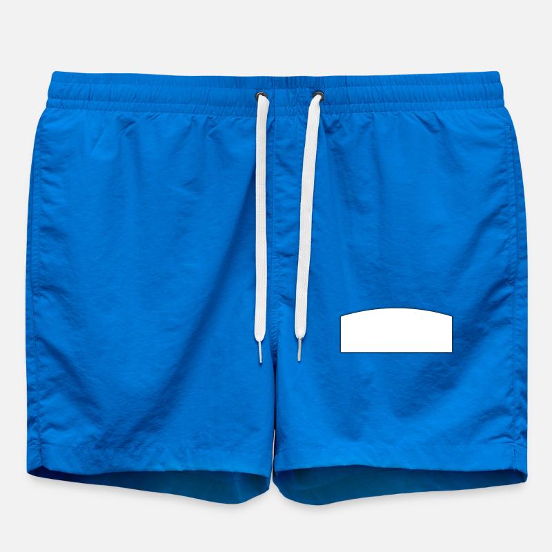 Writing field white | text field - Swim Trunks - cobalt blue