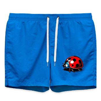 Ladybird - Swim Trunks - cobalt blue - Front - AI Model Male 185 light (185cm)