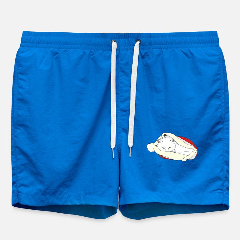 Chat de Noël - Short de bain - cobalt blue